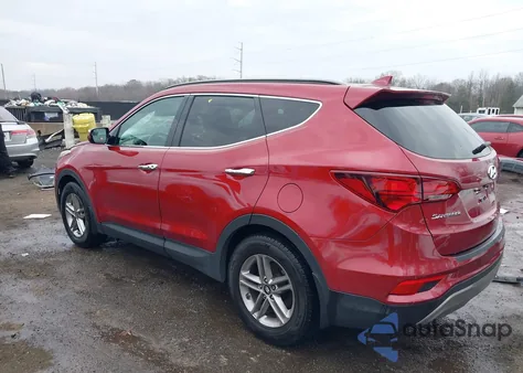 2018 Hyundai Santa Fe Sport 2.4L from USA, damaged, VIN 5XYZU3LB9JG503676